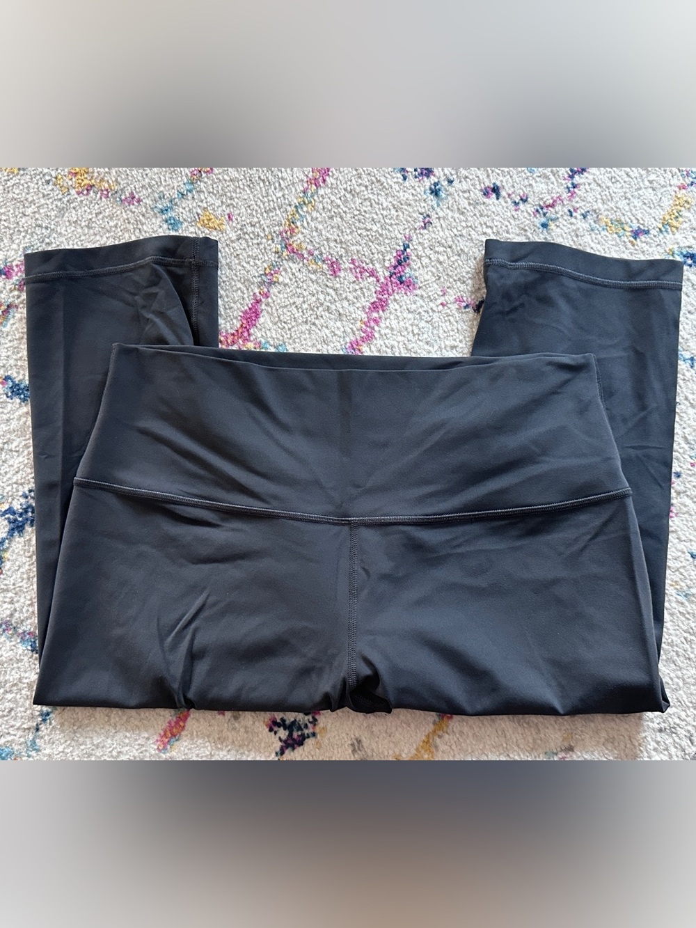 Lululemon Align 17” crop leggings Graphite Grey size 14